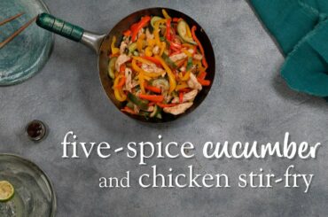 Slimming World Syn-free five-spice cucumber and chicken stir fry recipe - FREE