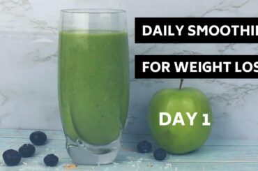 7 HEALTHY RECIPE SMOOTHIES FOR WEIGHT LOSS IN 7 DAYS | DAY 1 - CUCUMBER APPLE SMOOTHIE