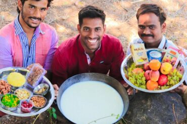 milk fruit mixture recipe ||fruit custard recipe mixed fruit | healthy dessert recipe | fruit salad