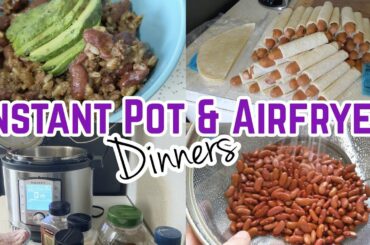What's for Dinner? // Instant Pot & Airfryer Meal Ideas