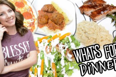 WHAT'S FOR DINNER | EASY WEEKNIGHT MEAL IDEAS | WORKING MOM DINNER IDEAS | EASY DINNER IDEAS *NEW*