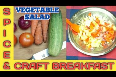 Vegetable Salad Recipes || Bachelor Cooking Recipes || Spice and Craft