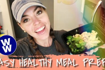 Weekly Meal Prep: Quick & Easy Healthy Recipes! Homemade Alfredo + 4 Ingredient Breakfast Cookies!