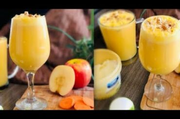 SUMMER SPECIAL DRINK RECIPE| Carrot Apple Shake |Healthy And Tasty Shake for kids |Variety Shake