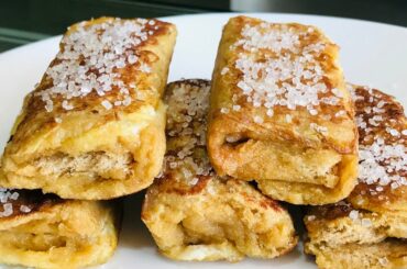 Banana Bread Toast | Easy Breakfast | Healthy Evening Snacks | Bread Banana Toast