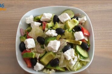 Healthy Cheese Salad Recipe by 786cuisine