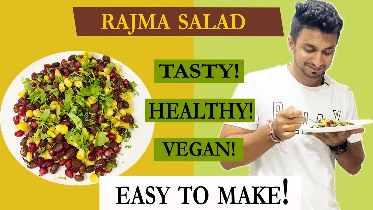Healthy Rajma Salad recipe in hindi | Vegan breakfast recipe | Quick and healthy breakfast recipe Healthy Rajma Salad recipe in hindi | Vegan breakfast recipe | Quick and healthy breakfast recipe