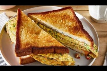 Omelette sandwich recipe // mazy daar sandwich eggs sandwich