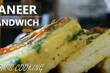 Kids Lunch Box Idea For Kids|Panner Sandwich Recipe|Mom's Cooking