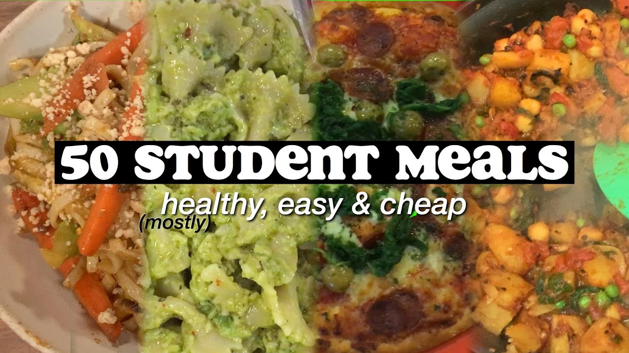 50 meals I've made at uni (realistic) // some meal inspo 50 meals I've made at uni (realistic) // some meal inspo