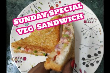 Sunday Special simple morning breakfast Veg Sandwich in Tamil without sandwich maker