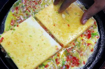 Quick Break Fast | Bread Omelette Recipe | Bread Omelette Street Food Style