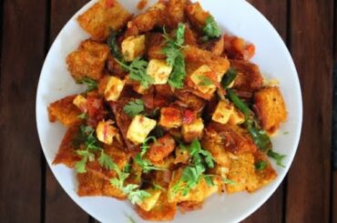 Paneer Brown Bread Upma| Bread Upma | Breakfast Recipe | Healthy Recipe