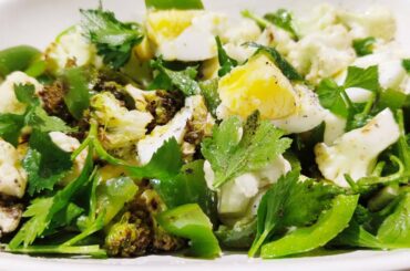 Low Carb High Protein Salad Recipe | Egg Salad Keto| No Carb Meal Plan