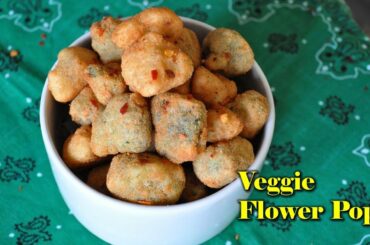 Broccoli Cauliflower Snack Bites|Veggie Flower Pops Recipe|Vegan!