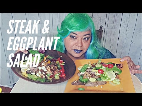 Steak &Eggplant Salad Recipe and Mukbang (8:26) Steak &Eggplant Salad Recipe and Mukbang (8:26)