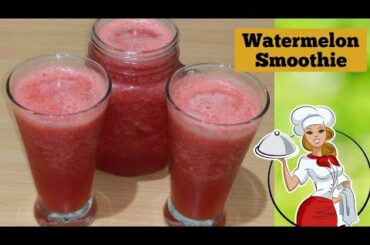Watermelon Smoothie | Healthy Breakfast Watermelon Smoothie Recipe #RFoodInn