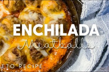 The BEST Fat Burning Dinner Recipe with Keto Macros! Low Carb Enchilada Meatballs
