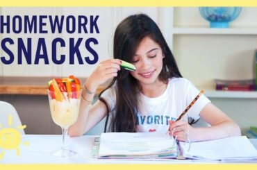 EAT | 5 Homework Snacks Kids Can Make!!