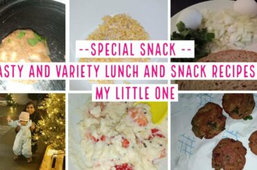 WHAT MY TODDLER EATS TODAY AS LUNCH AND SNACK RECIPES--MOONG DAL,CURD& FRUIT RICE AND BREAD VADA