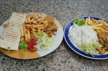 Chicken Fajitas | sandwich | rice | easy and simple | yummy | Healthy food Healthy Life