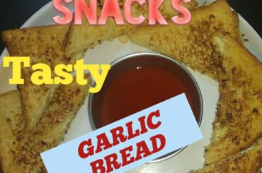 HEALTHY SNACK GARLIC BREAD ! VANDNA THAKUR !टेस्टी इण्डिया!