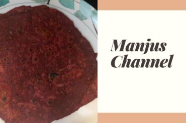 Beetroot Chapathi||Healthy breakfast Recipe||Beetroot chapathi recipe with english subtitles
