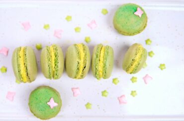 Macarons green tea matcha! Turn tasty dessert into healthy food hack!