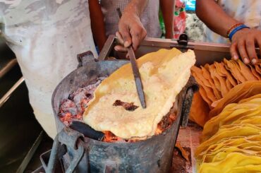 Masala Khichiya Papad | Mumbai's Special Roadside Snack | Indian Street Food