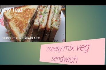 Paneer mix veg sendwich 😋