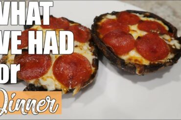 What's for Dinner? | Real Life Family Dinner Ideas | Mushroom Pizzas?!