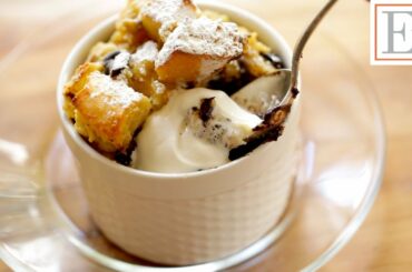 Beth's Banana Bread Pudding with Chocolate Chunks