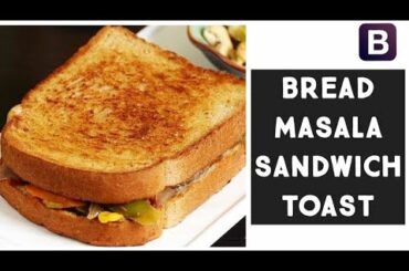 MASALA SANDWICH TOAST  |   VEGETABLE  BREAD MASALA SANDWICH TOAST |Easy and quick breakfast recipie