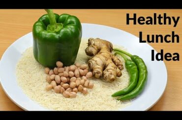 Healthy Lunch Idea with Capsicum and Ginger | Healthy Lunch Ideas for Kids