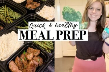 HEALTHY MEAL PREP FOR WEIGHT LOSS | STEAK BITES& CAULI MASH + ZUPPA TUSCANA SOUP! CALORIES INCLUDED!