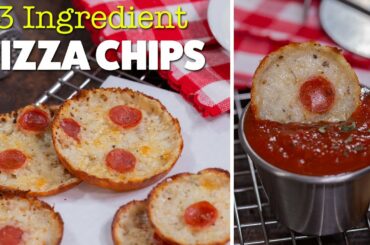 Simple Low Carb Pizza Chips | High Protein Snack