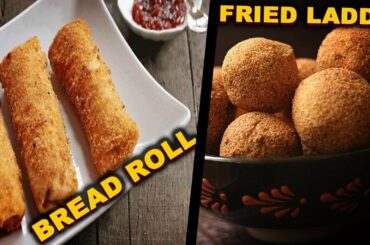 Bread Roll | Fried Laddo | Tiffin Box Ideas