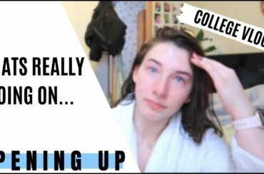 opening up about my anxiety | COLLEGE VLOG & HEALTHY MEAL IDEAS