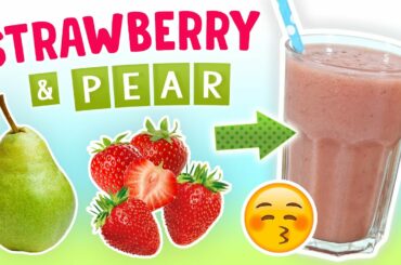Strawberry Pear Smoothie (Weight Loss Smoothie Recipe)
