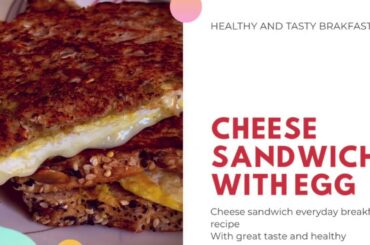 2 min breakfast recipe||perfect cheese sandwich with egg