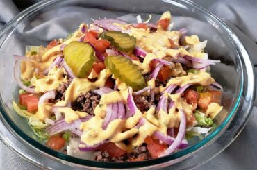 How To Make The Big McKeto In A Bowl | Keto Burger Bowl Recipe