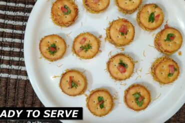 Biscuit Sandwich |Party Appetizer |Quick & Easy Starter Recipe| Monaco Chaat Recipe| Sathes Kitchen