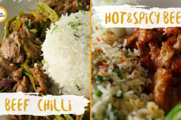 Restaurant style Beef Chilli & Hot & Spicy Beef Recipes By Food Fusion