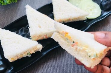 Cream Cheese Sandwiches | No Fire Sandwich Recipe | Easy & Quick Sandwich | Breakfast Recipes