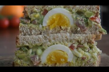 egg avocado salad sandwich