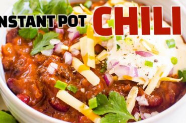 Instant Pot Chili Recipe | Thick and Hearty ONE POT MEAL