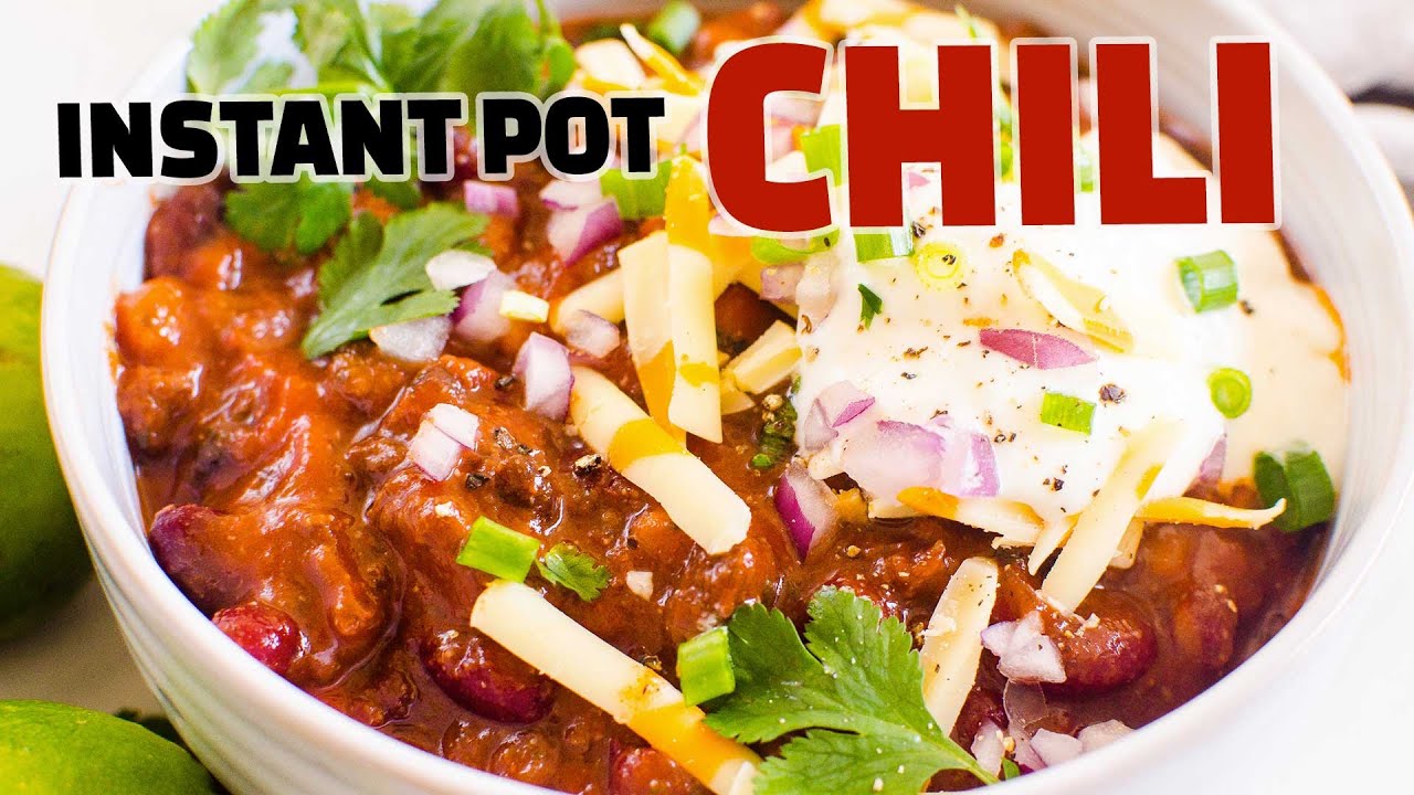 Instant Pot Chili Recipe | Thick and Hearty ONE POT MEAL Instant Pot Chili Recipe | Thick and Hearty ONE POT MEAL