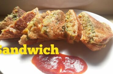 Potato Sandwich/Easy Breakfast recipe/Tiffinbox Recipe/പൊട്ടറ്റോ ബ്രഡ്  സാൻവിച്