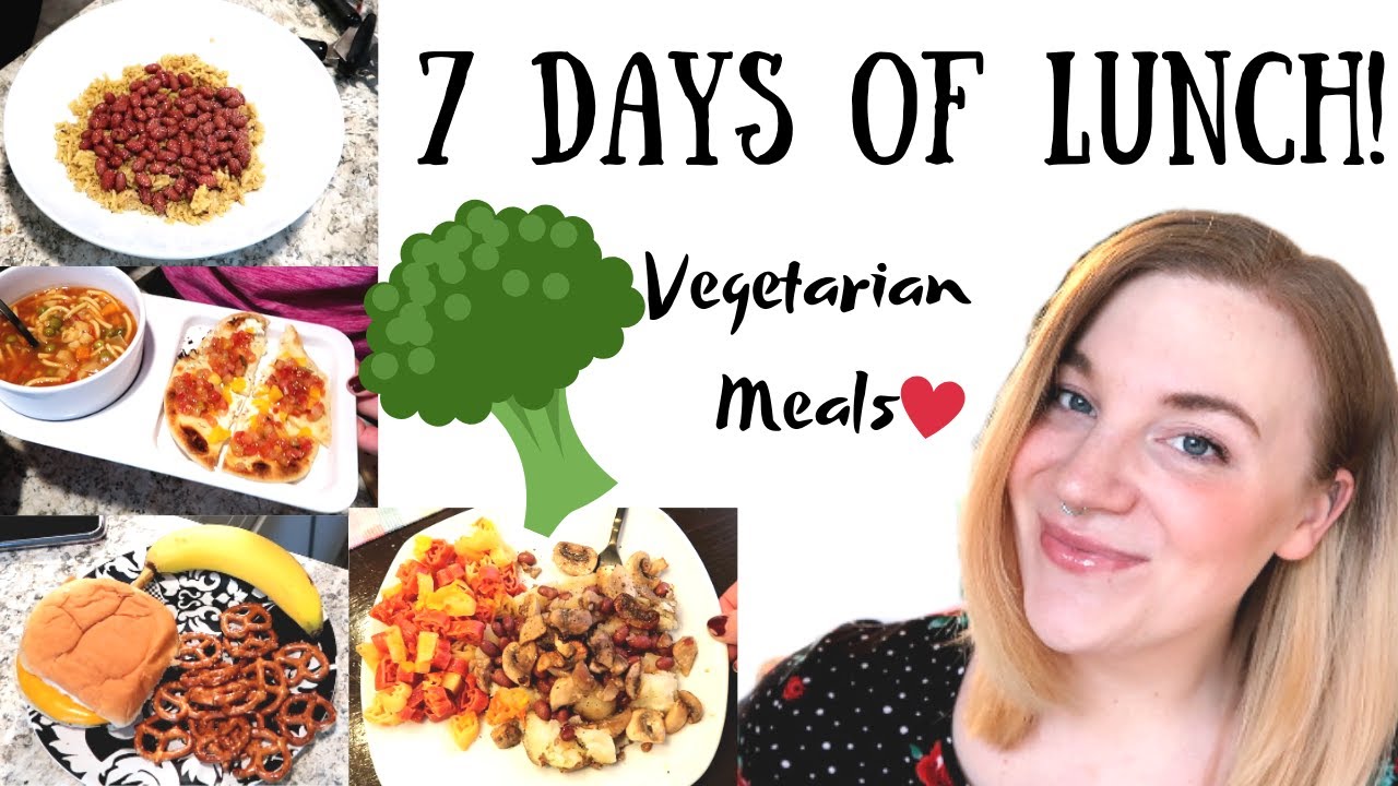 VEGETARIAN LUNCH IDEAS! WHAT I ATE FOR LUNCH FOR A WEEK! VEGETARIAN LUNCH IDEAS! WHAT I ATE FOR LUNCH FOR A WEEK!