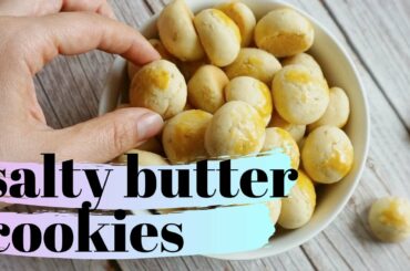 SALTY SESAME BUTTER COOKIES - Easy Snack Ideas